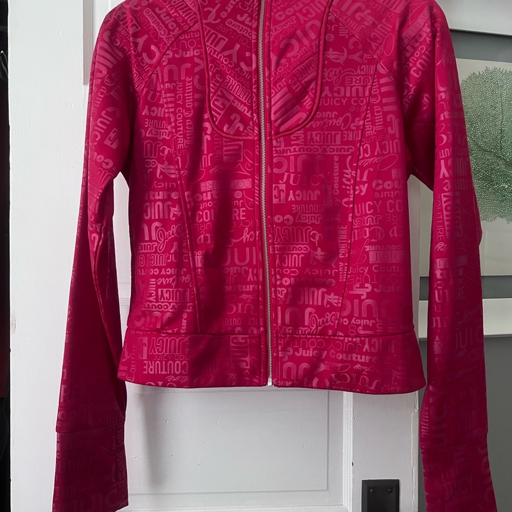 NWT Juicy Couture Vibrant Red Bomber Jacket
